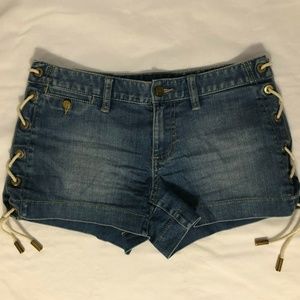 womens denim shorts low rise